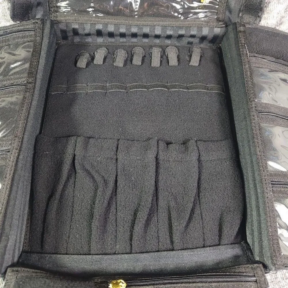 Debbee Flip ‘n Dazzle Black Ultimate Jewelry Organizer Travel Case Brand New